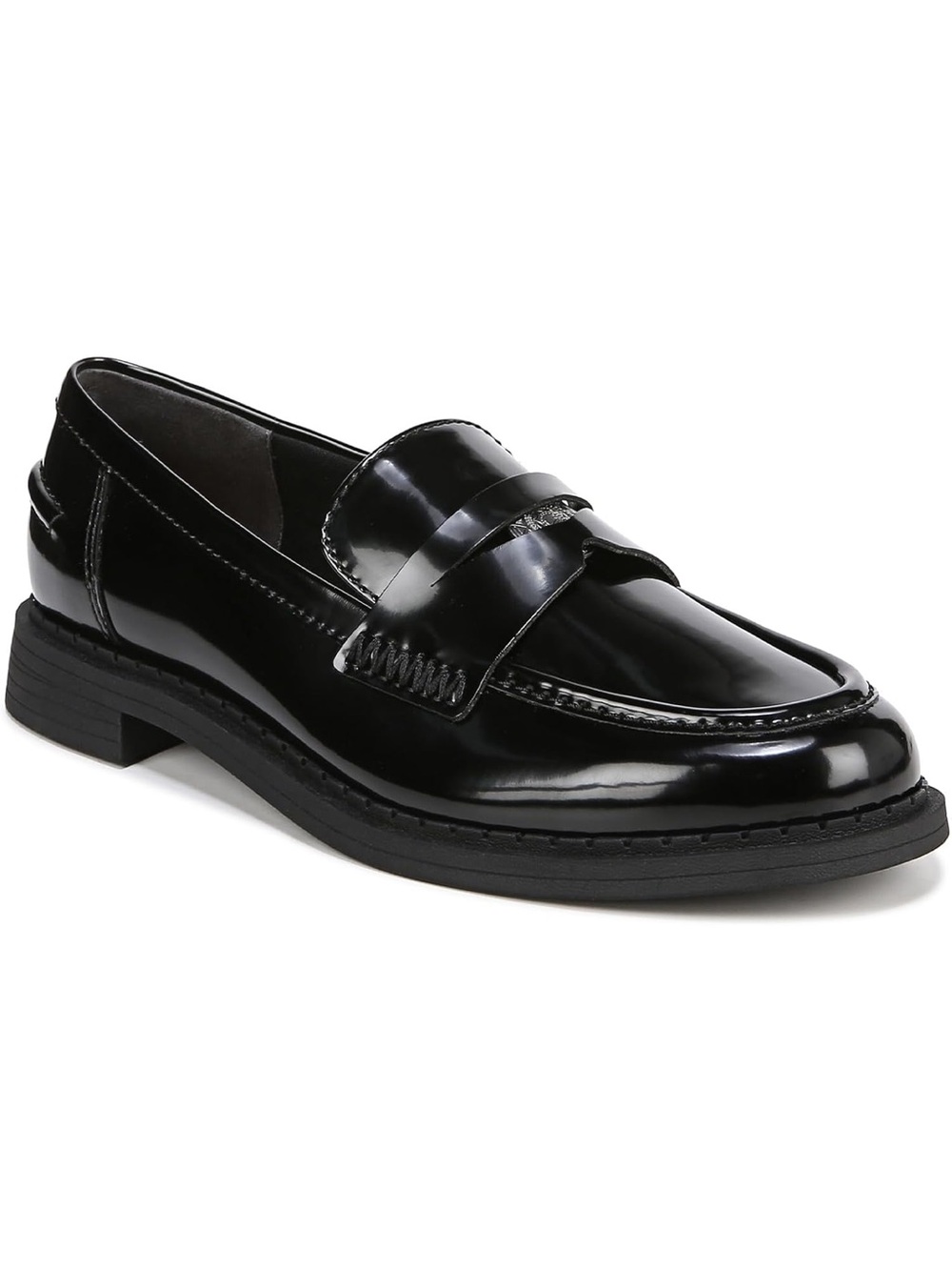 Zodiac Black Patent Leather Penny Loafers for women’s hunter